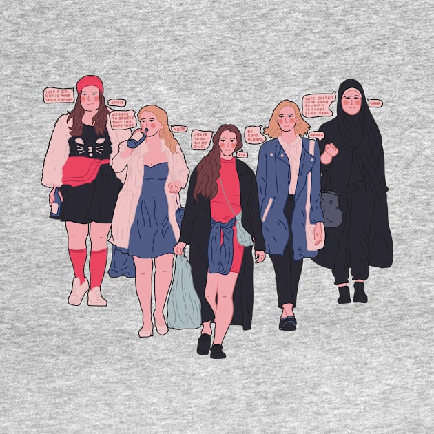 SKAM Girl Squad with quotes by nanaminhae